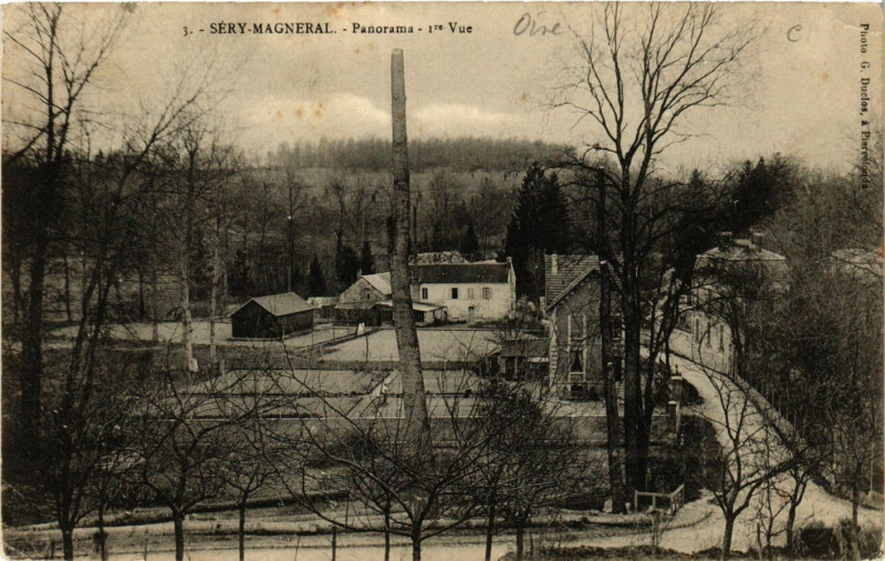 Carte postale ancienne Sery Magneral-Panorama