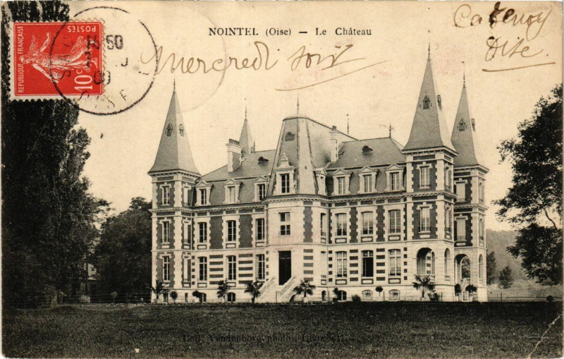 Carte postale ancienne Nointel-Le Chateau à Nointel
