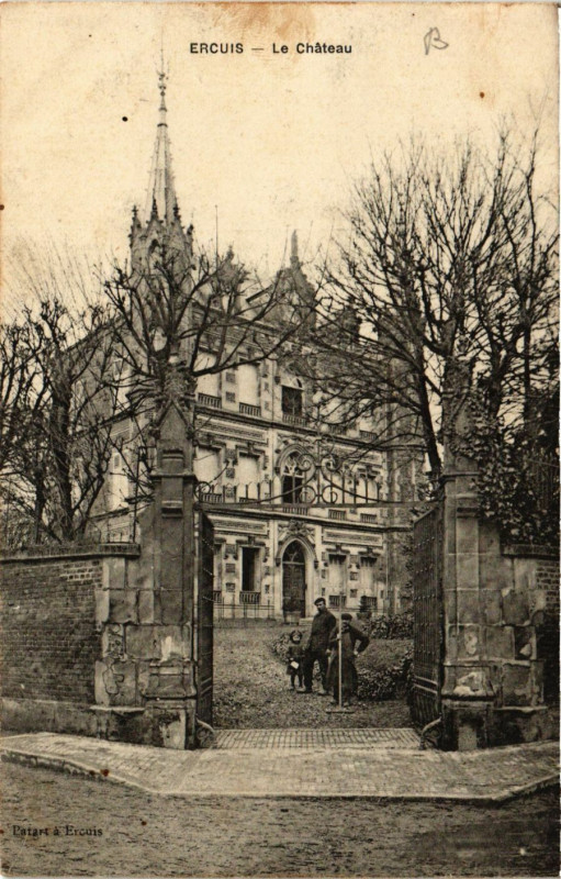 Carte postale ancienne Ercuis-Le Chateau à Ercuis