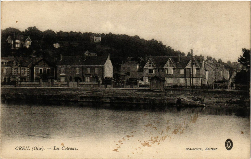 Carte postale ancienne Creil-Les Coteaux à Creil
