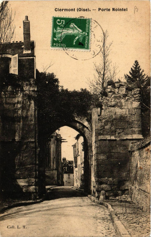 Carte postale ancienne Clermont-Porte Nointel à Nointel