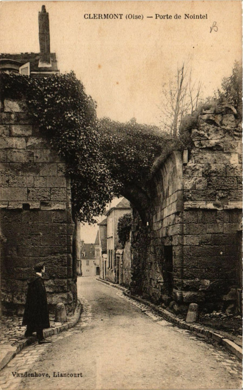 Carte postale ancienne Clermont-Porte de Nointel à Nointel