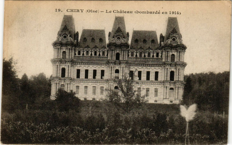 Carte postale ancienne Chiry-Le Chateau