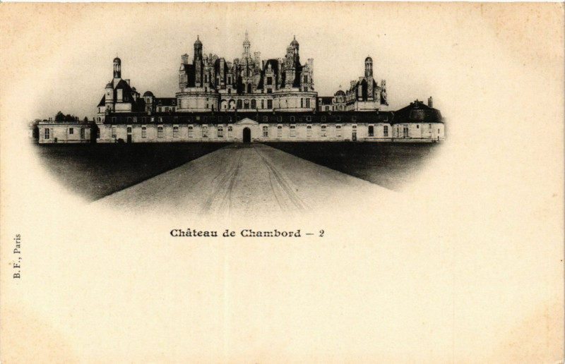 Carte postale ancienne Chateau de Chambord