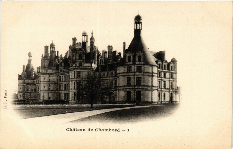 Carte postale ancienne Chateau de Chambord