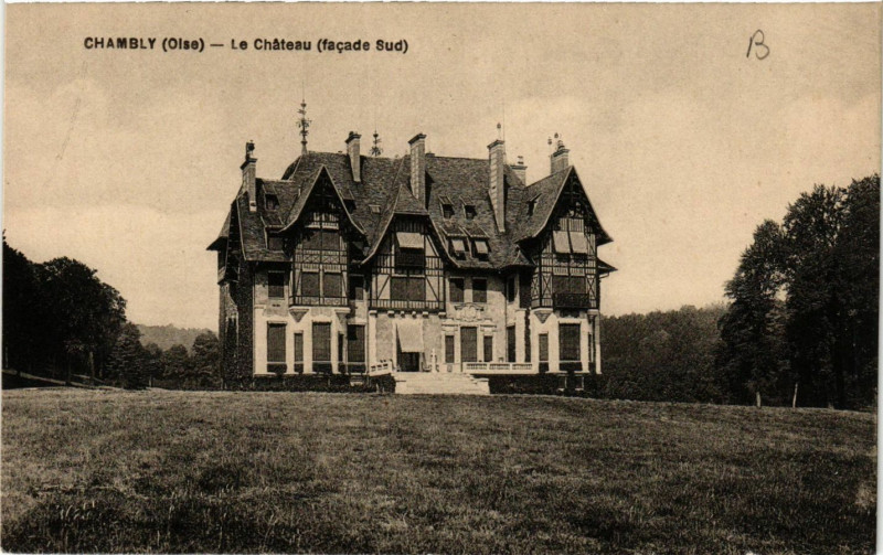 Carte postale ancienne Chambly-Le Chateau à Chambly