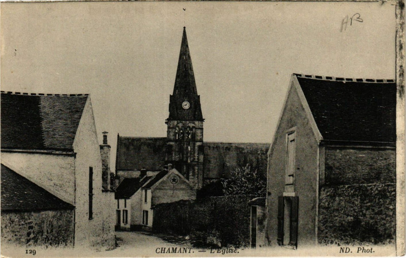 Carte postale ancienne Chamant-L'Eglise à Chamant