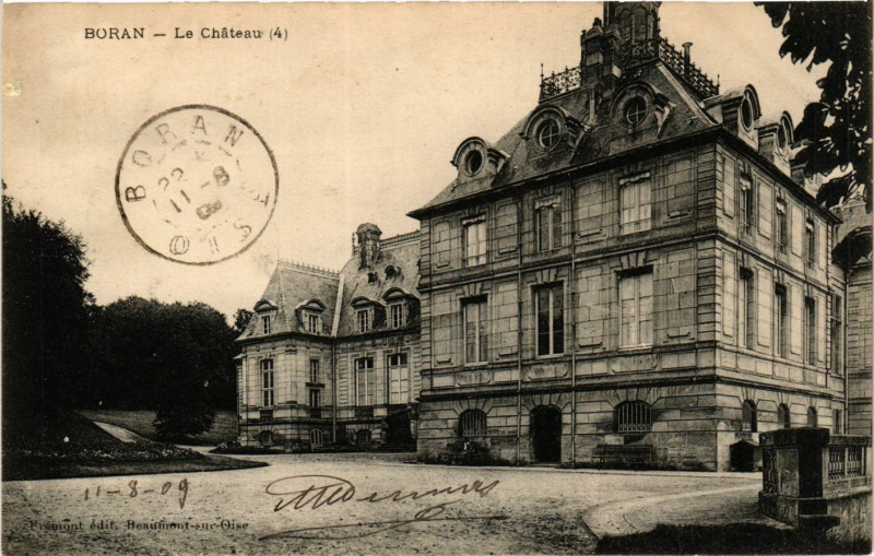 Carte postale ancienne Boran-Le Chateau