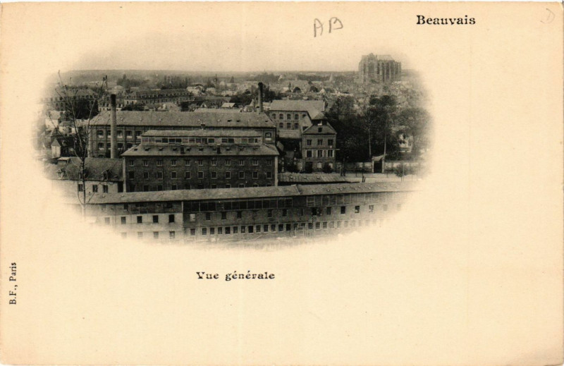 Carte postale ancienne Beauvais-Vue générale à Beauvais