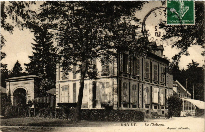 Carte postale ancienne Bailly-Le Chateau à Bailly