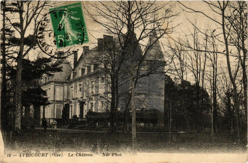 Carte postale ancienne Avricourt-Le Chateau à Avricourt