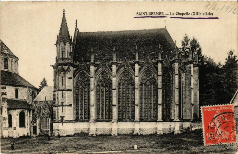 Carte postale ancienne Saint-Germer La Chapelle