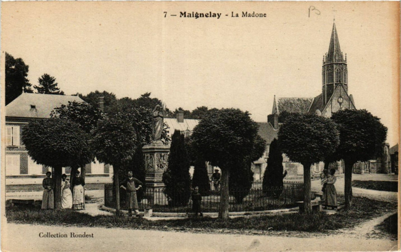 Carte postale ancienne Maignelay-La Madone