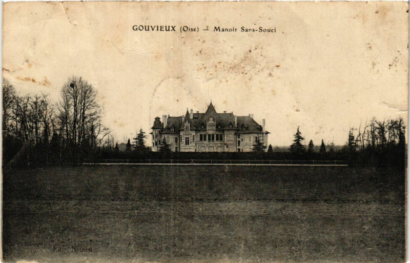 Carte postale ancienne Gouvieux-Manoir Sans-Souci à Gouvieux
