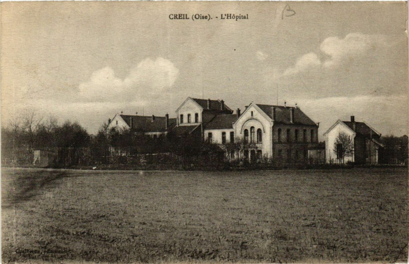 Carte postale ancienne Creil-L'Hopital à Creil