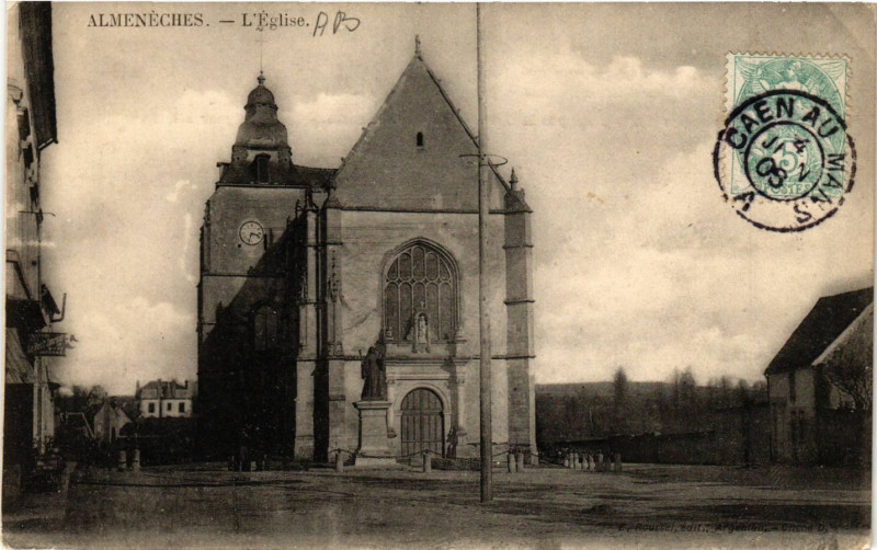 Carte postale ancienne Almeneches-L'Eglise