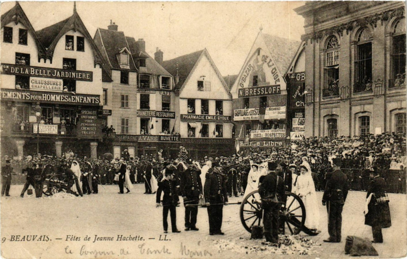 Carte postale ancienne Beauvais - Fetes de Jeanne Hachette à Beauvais