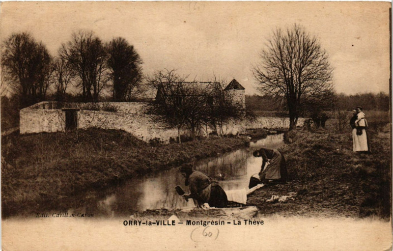Carte postale ancienne Orry-la-Ville - Montgresin - La Theve à Orry-la-Ville