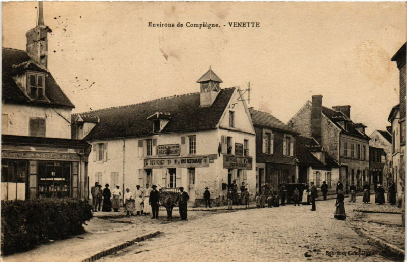 Carte postale ancienne Env. de Compiegne - Venette à Compiègne