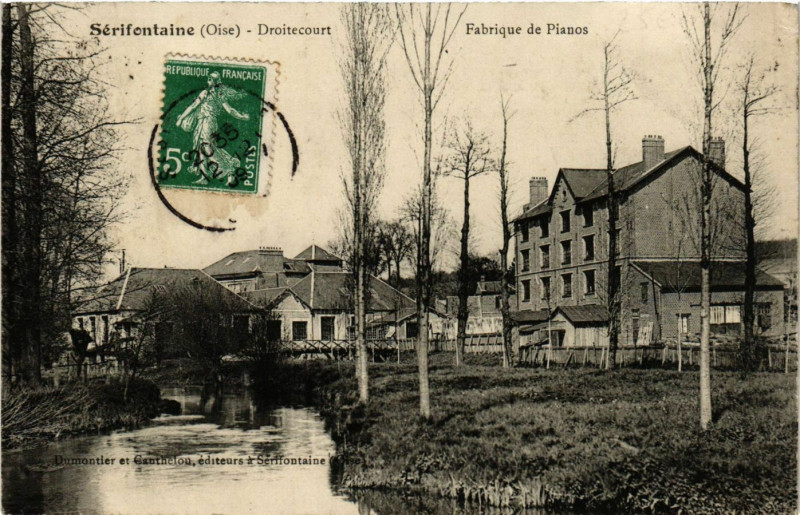Carte postale ancienne Serifontaine - Droitecourt à Sérifontaine