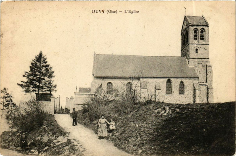 Carte postale ancienne Duvy l'Eglise à Duvy
