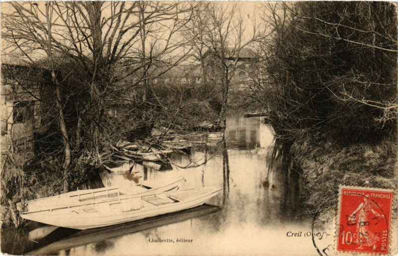 Carte postale ancienne Creil à Creil