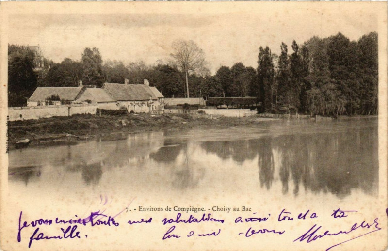 Carte postale ancienne Choisy-au-Bac à Choisy-au-Bac