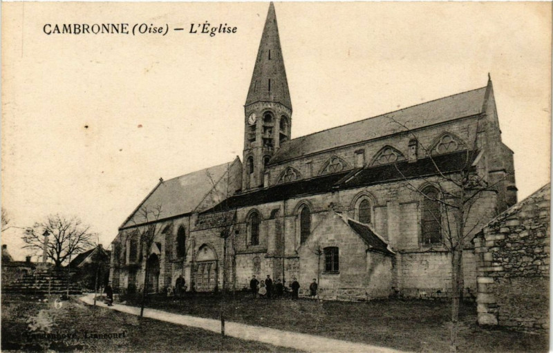 Carte postale ancienne Cambronne L'Eglise