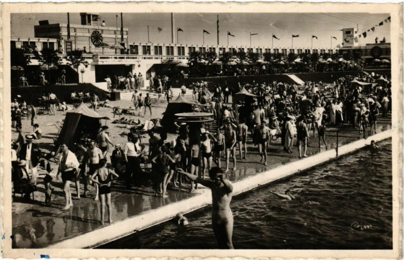 Carte postale ancienne Boran La Plage