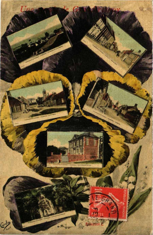 Carte postale ancienne Une pensée de Randresnoy