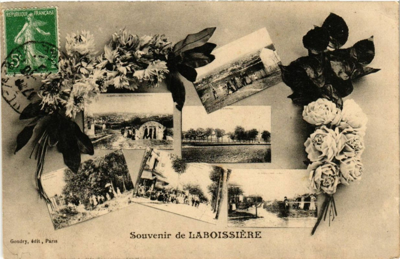 Carte postale ancienne Souvenir de Laboissiere