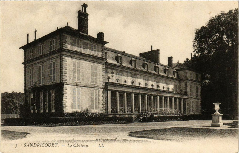 Carte postale ancienne Sandricourt Le Chateau