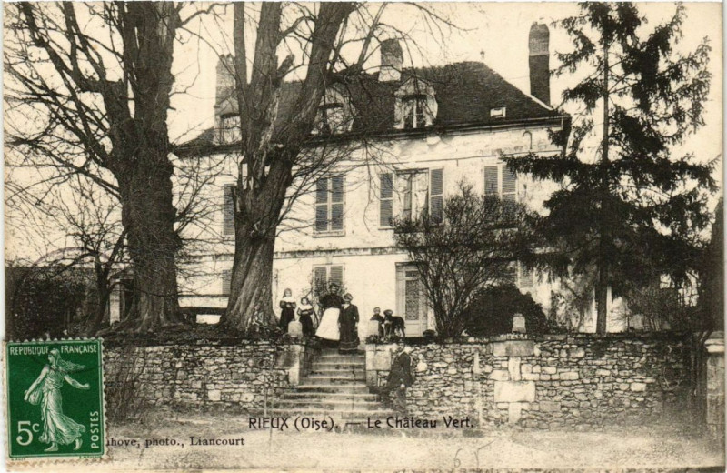 Carte postale ancienne Rieux Le Chateau Vert à Rieux