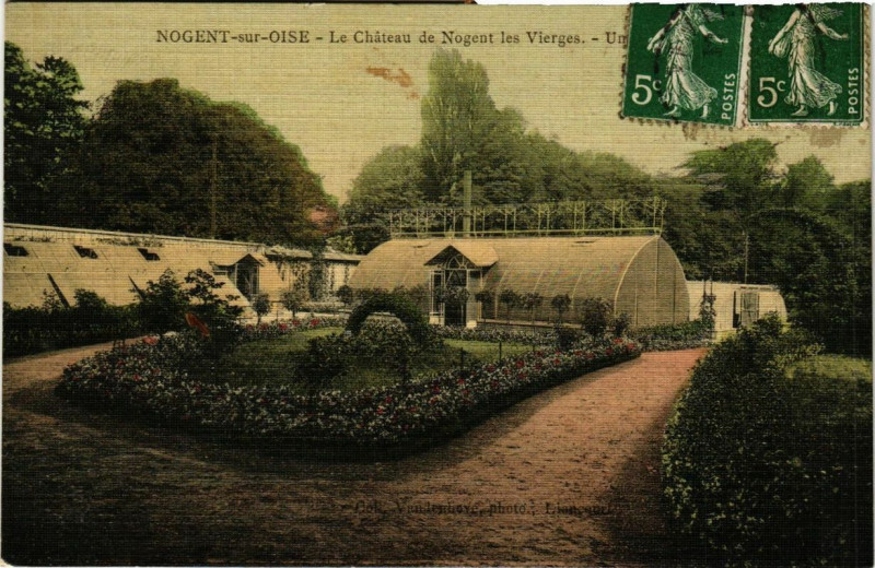 Carte postale ancienne Nogent-sur-Oise Le Chateau de Nogent les Vierges à Nogent-sur-Oise