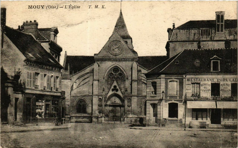 Carte postale ancienne Mouy L'Eglise à Mouy