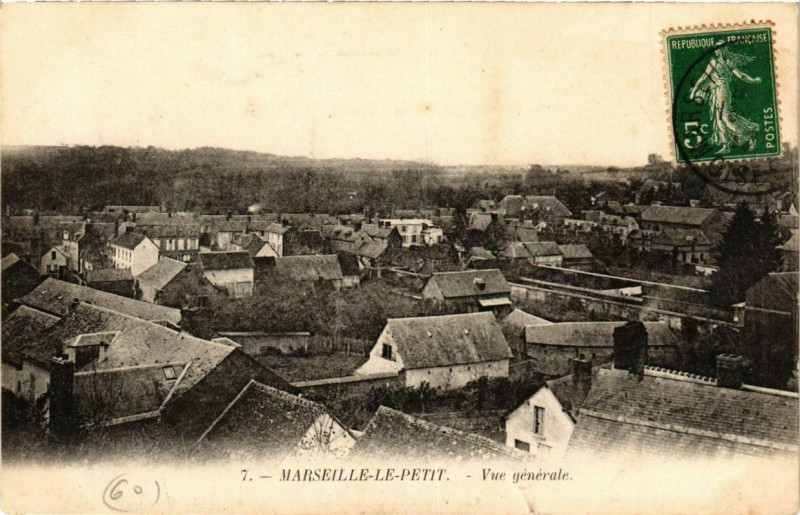 Carte postale ancienne Marseille-le-Petit Vue générale