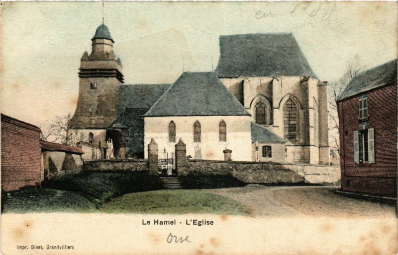 Carte postale ancienne Le Hamel l'Eglise au Hamel