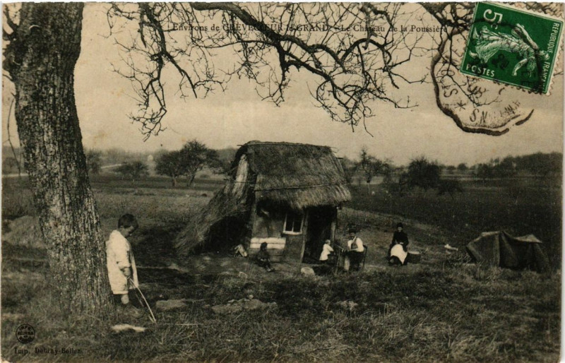 Carte postale ancienne Le Chateau de la Poussiere