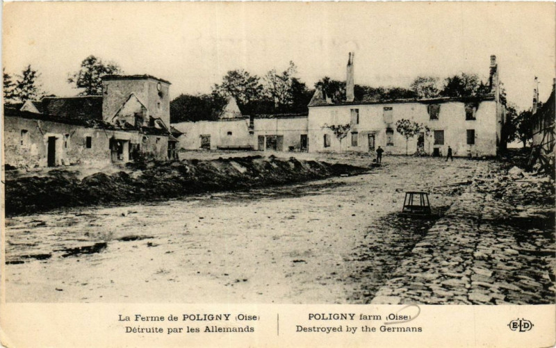 Carte postale ancienne La Ferme de Poligny