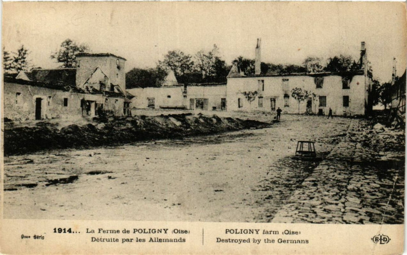 Carte postale ancienne La Ferme de Poligny