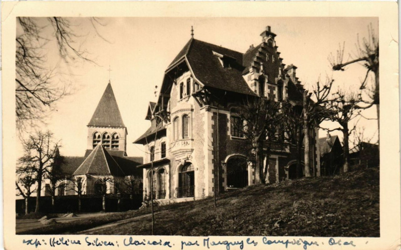 Carte postale ancienne Helene Silien. Par Marigny les COMPIEGNEs