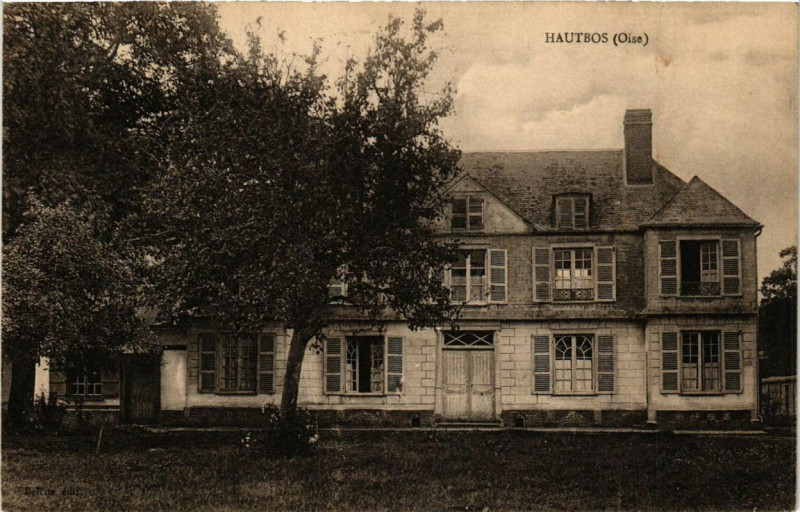 Carte postale ancienne Hautbos à Hautbos