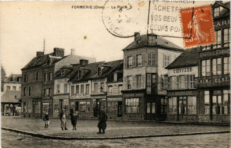 Carte postale ancienne Formerie La Place à Formerie