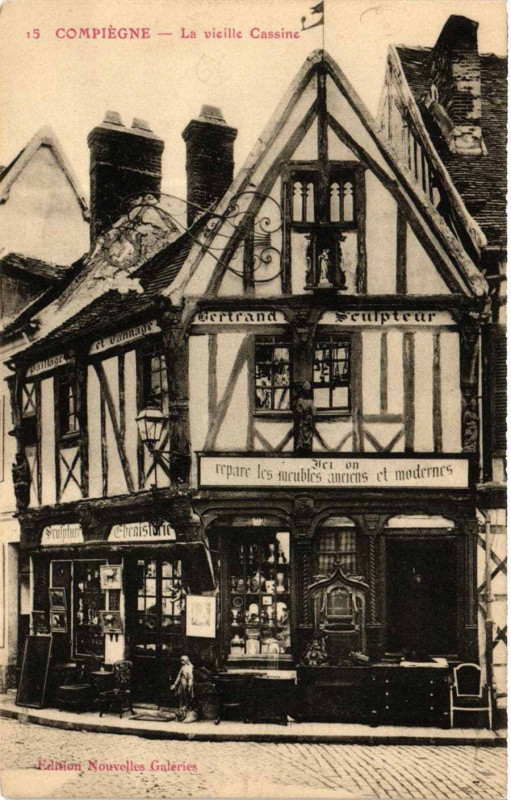 Carte postale ancienne Compiegne La Vieille Cassine à Compiègne