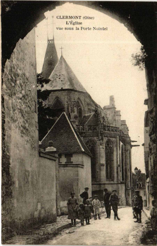 Carte postale ancienne Clermont L'Eglise à Clermont