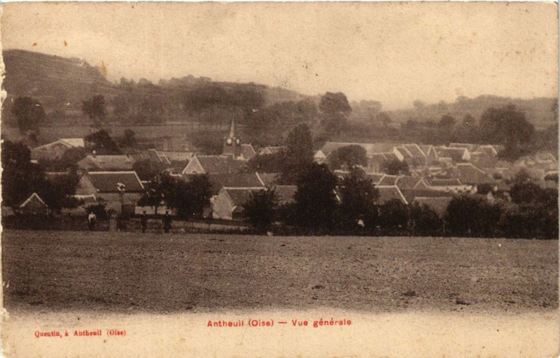 Carte postale ancienne Antheuil Vue générale