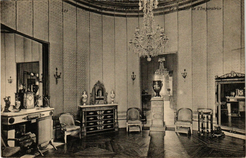 Carte postale ancienne Chateau de Compiegne - Le Budoir de l'Imperatrice à Compiègne