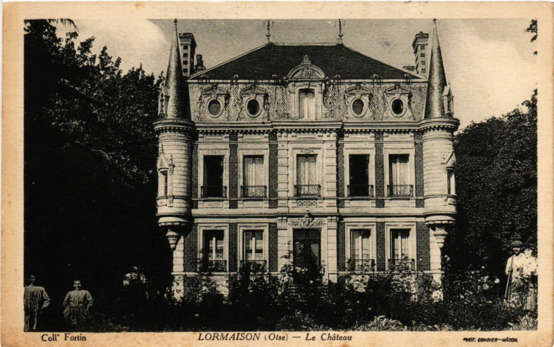 Carte postale ancienne Coll' Fortin - Lormaison - Le Chateau à Lormaison