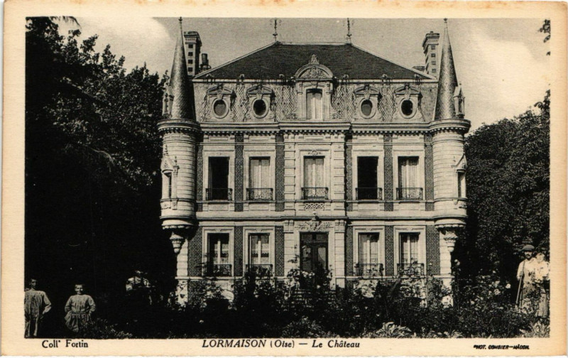 Carte postale ancienne Coll' Fortin - Lormaison - Le Chateau à Lormaison
