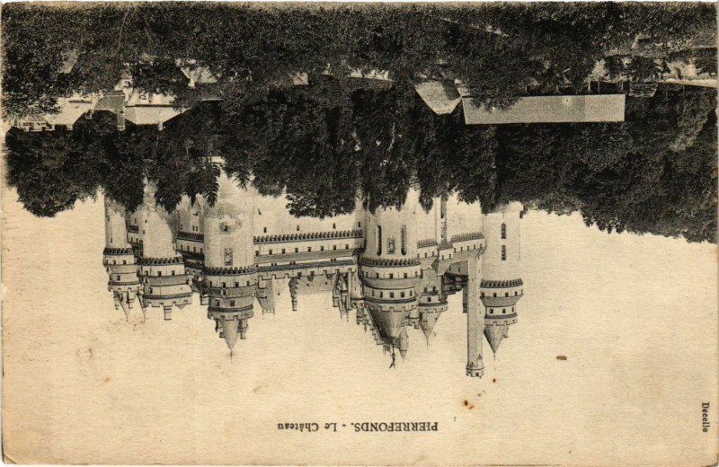 Carte postale ancienne Pierrefonds - Le Chateau à Pierrefonds